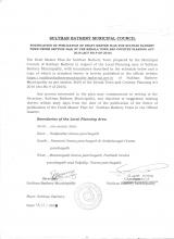 Draft Master Plan Notification